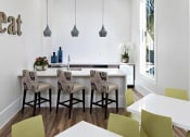 Thumbnail 9 of 18 - Club Room with Kitchen at Amerige Pointe Apartments, Fullerton, California