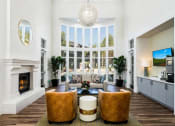 Thumbnail 11 of 18 - Complimentary Coffee Bar at Amerige Pointe Apartments, Fullerton, California