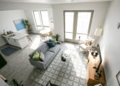 Thumbnail 5 of 19 - Elevated view of staged Living Room