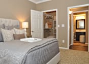 Thumbnail 37 of 40 - a bedroom with a bed and a closet