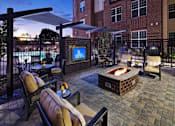 Thumbnail 14 of 25 - Outdoor Firepit Patio at Hidden Creek, Gaithersburg, Maryland