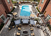 Thumbnail 2 of 25 - Aerial Pool View at Hidden Creek, Gaithersburg