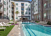 Thumbnail 21 of 47 - Swimming pool at The Monroe Apartments, Austin