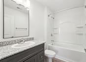 Thumbnail 16 of 23 - A white bathroom at The Parker North Augusta, North Augusta, SC, 29841