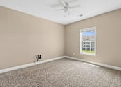 Thumbnail 34 of 39 - Empty bedroom with carpet and ceiling fan at The Lory of Greenway Village Apartments, Kentucky