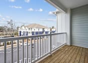 Thumbnail 20 of 28 - Large Balcony at The Parker Leland, Leland, NC  
