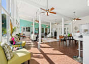 Thumbnail 20 of 51 - Bright open concept living space with wood floors at The Palms Apartments, Charleston, South Carolina