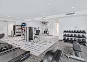Thumbnail 19 of 32 - the gym at the enclave at woodbridge apartments in sugar land, tx