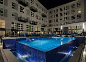 Thumbnail 30 of 37 - the swimming pool at night at the grove resort  spa