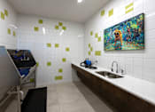 Thumbnail 22 of 40 - a kitchen with a sink and a painting on the wall at Sinclaire on Seminary, Virginia, 22311