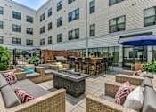 Thumbnail 54 of 65 - Patio with furniture at The View at Old City, Philadelphia, Pennsylvania
