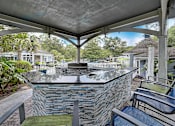 Thumbnail 15 of 21 - Gazebo with BBQ Grills at St. Johns Forest Apartments, Florida, 32277