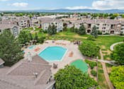 Thumbnail 38 of 45 - Drone Pool View at Heritage at Stone Mountain, Northglenn, 80233