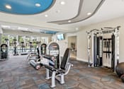 Thumbnail 28 of 43 - Modern fitness center at Whisper Lake Apartments, Winter Park, FL, 32792