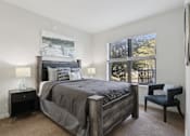 Thumbnail 12 of 65 - Bedroom with large comfortable bed at The View at Old City, Philadelphia, PA, 19106
