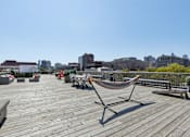 Thumbnail 42 of 65 - Rooftop deck with comfortable seating at The View at Old City, Philadelphia, Pennsylvania