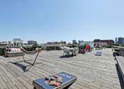 Thumbnail 44 of 65 - Wooden rooftop deck at The View at Old City, Philadelphia, PA, 19106