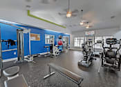 Thumbnail 13 of 21 - the apartments at masse corner 205 fitness room at St. Johns Forest Apartments, Florida, 32277