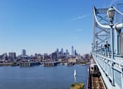Thumbnail 35 of 65 - View of the Benjamin Franklin Bridge at The View at Old City, Philadelphia, PA
