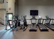 Thumbnail 27 of 34 - Cardio Machines In Gym at Heritage at Waters Landing, Germantown, MD, 20874