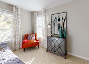 Thumbnail 9 of 34 - Bedroom Sofa at Heritage at Waters Landing, Germantown, MD, 20874