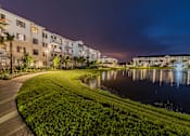Thumbnail 86 of 86 - View of Lakeside Walking Path at Night at Edge75, Florida