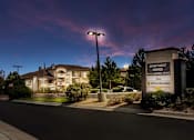 Thumbnail 22 of 35 - Twilight Photo of the Leasing Office at Broadstone Towne Center, Albuquerque, New Mexico