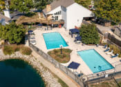 Thumbnail 62 of 64 - Aerial View of Pools at Glen at Bogey Hills, St. Charles, 63303