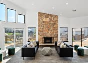 Thumbnail 41 of 64 - Clubhouse Fireplace Seating at Glen at Bogey Hills, St. Charles, 63303
