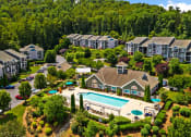Thumbnail 21 of 21 - Aerial view of Pool at Heritage at the Peak, Asheville