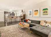 Thumbnail 4 of 21 - Living Room With Kitchen View at Heritage at Oakley Square, Cincinnati, 45209