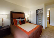 Thumbnail 7 of 41 - Bedroom with cozy bedat North Creek Apartments, Washington, 98208