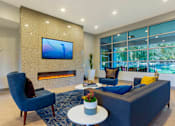 Thumbnail 76 of 105 - Living Room With TV at Sweetwater At Metro North Apartments, Phoenix, AZ