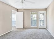 Thumbnail 20 of 27 - Bedroom with Ceiling Fan at The Willows on Rosemeade, Dallas, TX