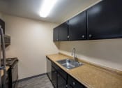 Thumbnail 17 of 33 - a kitchen with a sink and a microwave at Broadmoor Springs, Colorado Springs, CO, 80906