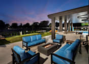 Thumbnail 36 of 37 - the grove with firepit and blue outdoor seating