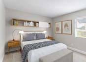 Thumbnail 15 of 17 - a bedroom with a bed and a window at Lakeside Villas, Florida, 32817