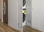 Thumbnail 24 of 27 - A white door with a black handle is open at WM by CLG, California  