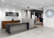 Thumbnail 4 of 32 - lobby with reception desk at 2200 LaSalle Apartments, St Louis, MO, 63104