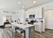 Thumbnail 1 of 20 - Kitchen with white cabinets at The Willows, O'Fallon