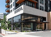 Thumbnail 46 of 46 - The exterior of a modern building with the name "BARRISTOWN PL" on it.