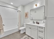 Thumbnail 33 of 37 - Bathroom with mirror at Plaza at Pinnacle Hills, Rogers, AR