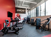 Thumbnail 7 of 39 - fitness center with treadmills and weight machines at Steelcote Square, St. Louis, Missouri