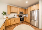 Thumbnail 3 of 60 - Equipped Kitchen at Timber Club, St. Peters, MO