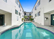 Thumbnail 19 of 37 - A swimming pool in a residential building.