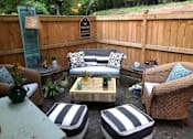 Thumbnail 7 of 12 - Patio at Lenox Village Apartments, Atlanta, Georgia