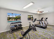 Thumbnail 20 of 23 - Fitness center at Verde Plaza Manufactured Home Community in Tucson, Arizona