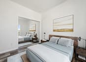Thumbnail 11 of 19 - Model bedroom at Desert Valley Oasis MHC in Mesa, AZ.