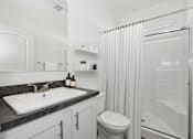 Thumbnail 16 of 19 - Model bathroom at Desert Valley Oasis MHC in Mesa, AZ.