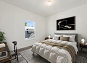Thumbnail 7 of 19 - Model bedroom at Desert Valley Oasis MHC in Mesa, AZ.